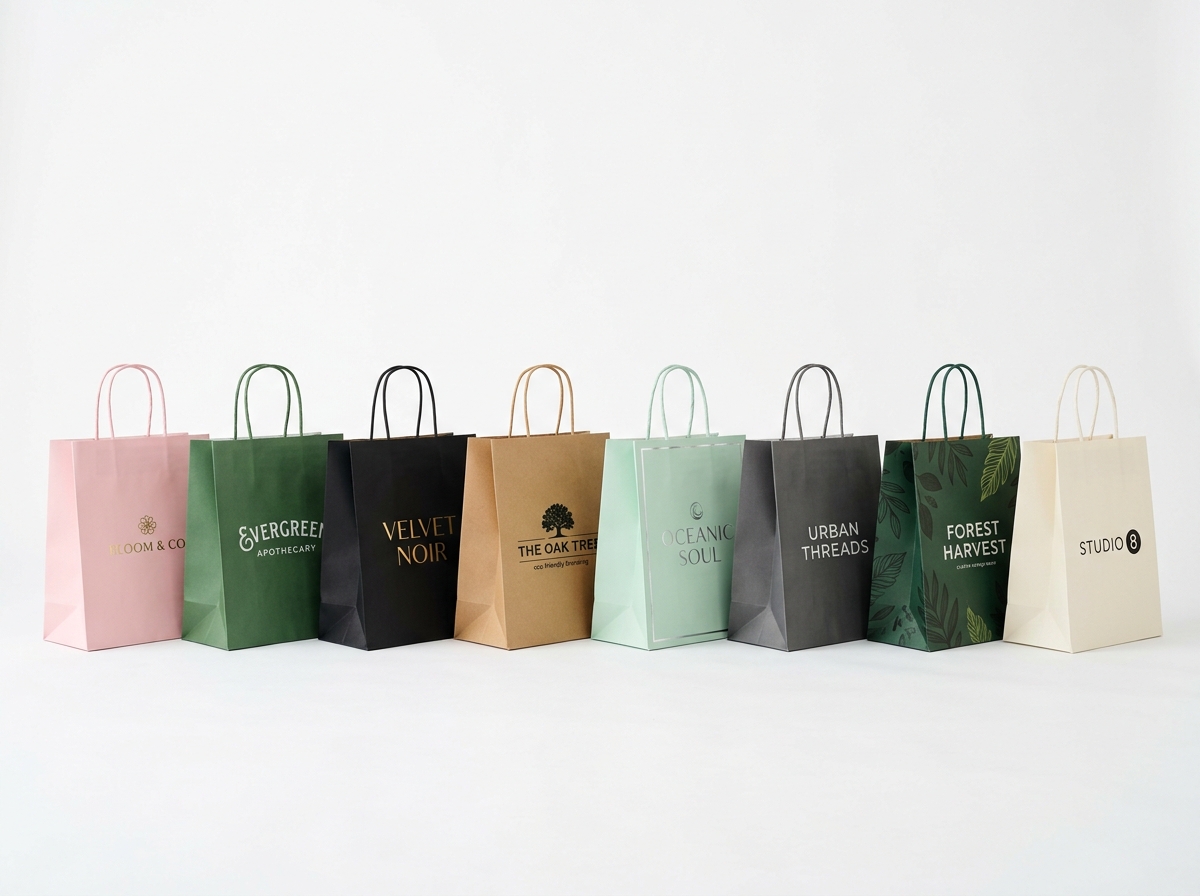 Customise Printed / Colour Twisted Handle Bag