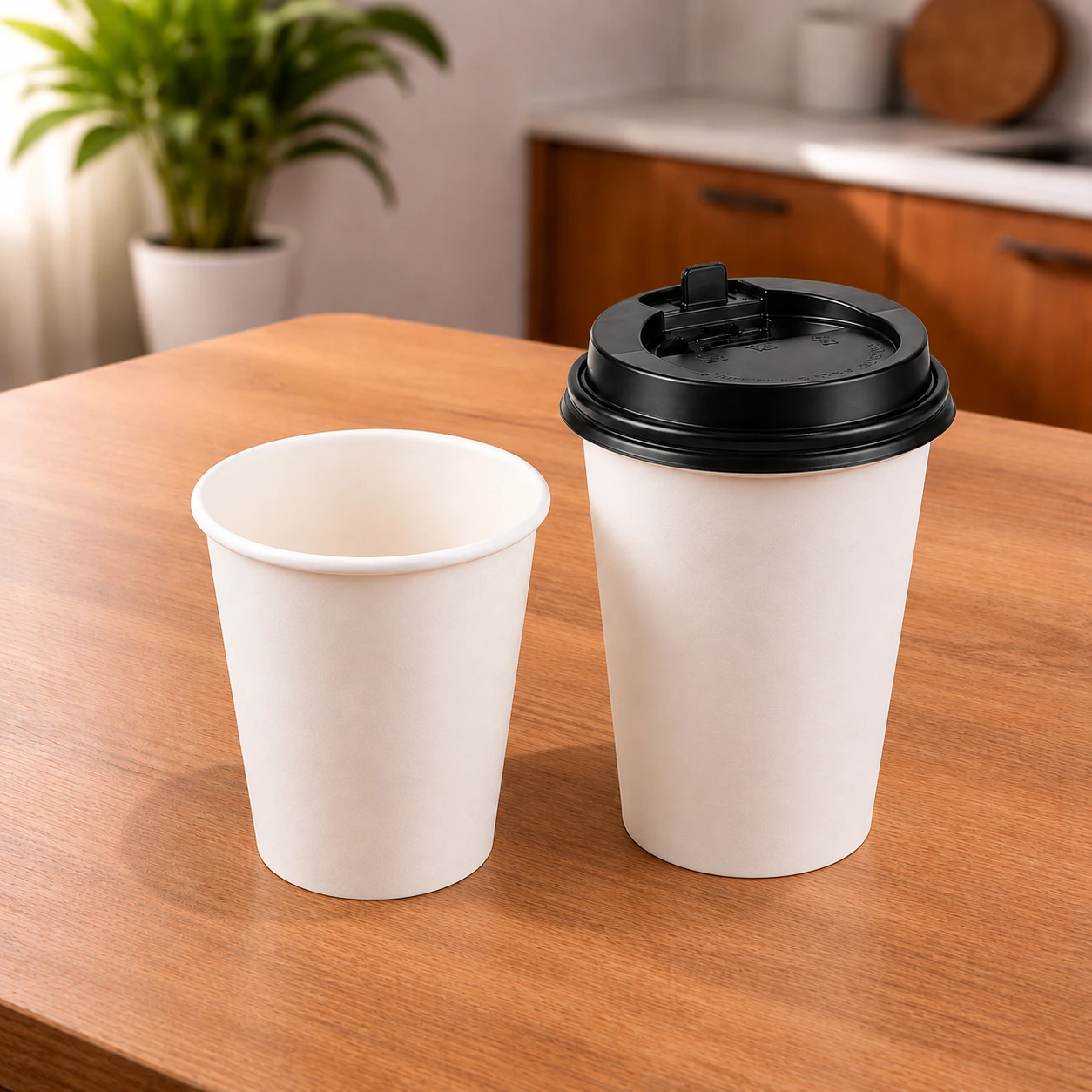 Paper Cups & Flask